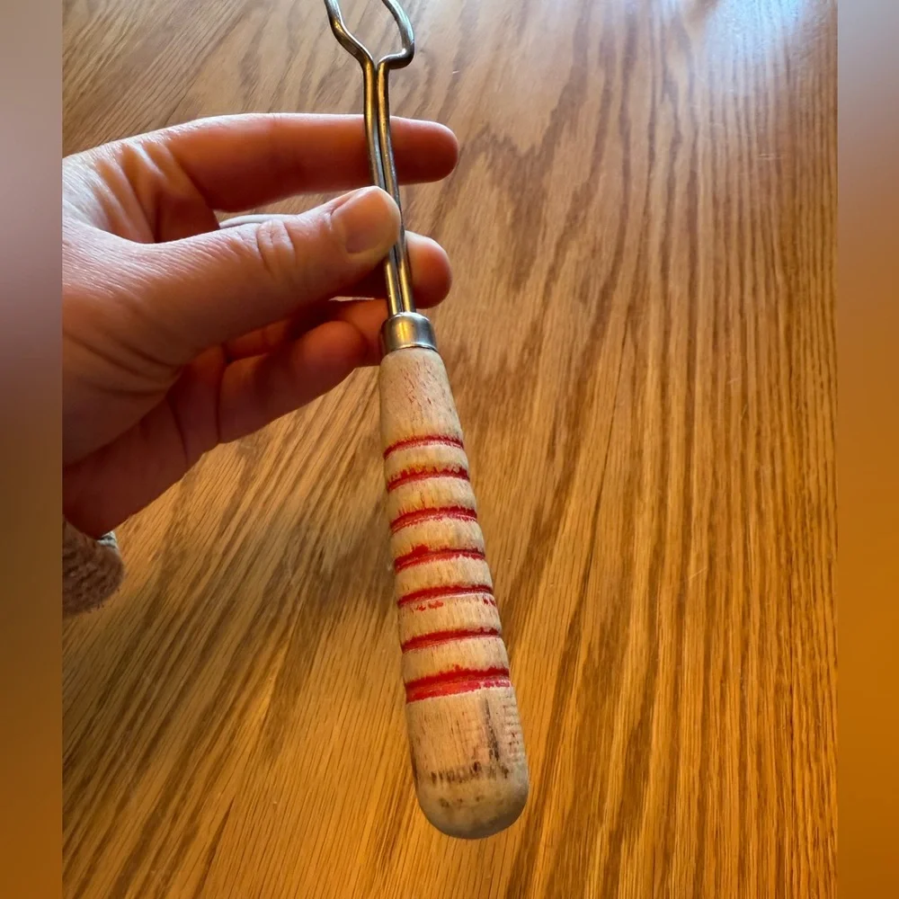 Vintage Steel and Wood Meat/Carving Fork